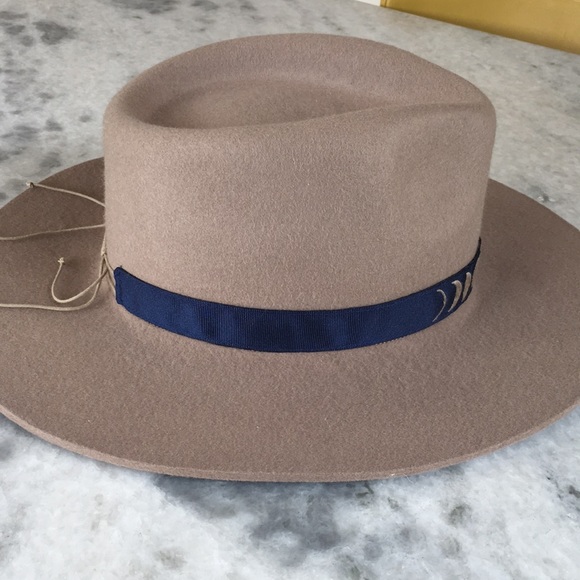 Fringe and Frange Moon Phase Felt Fedora - Picture 3 of 7